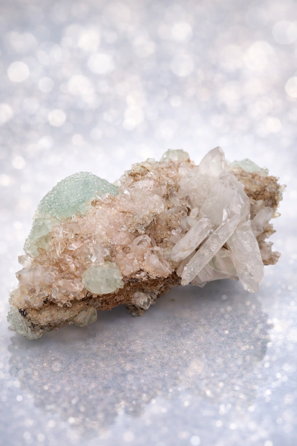 Fluorite with quartz