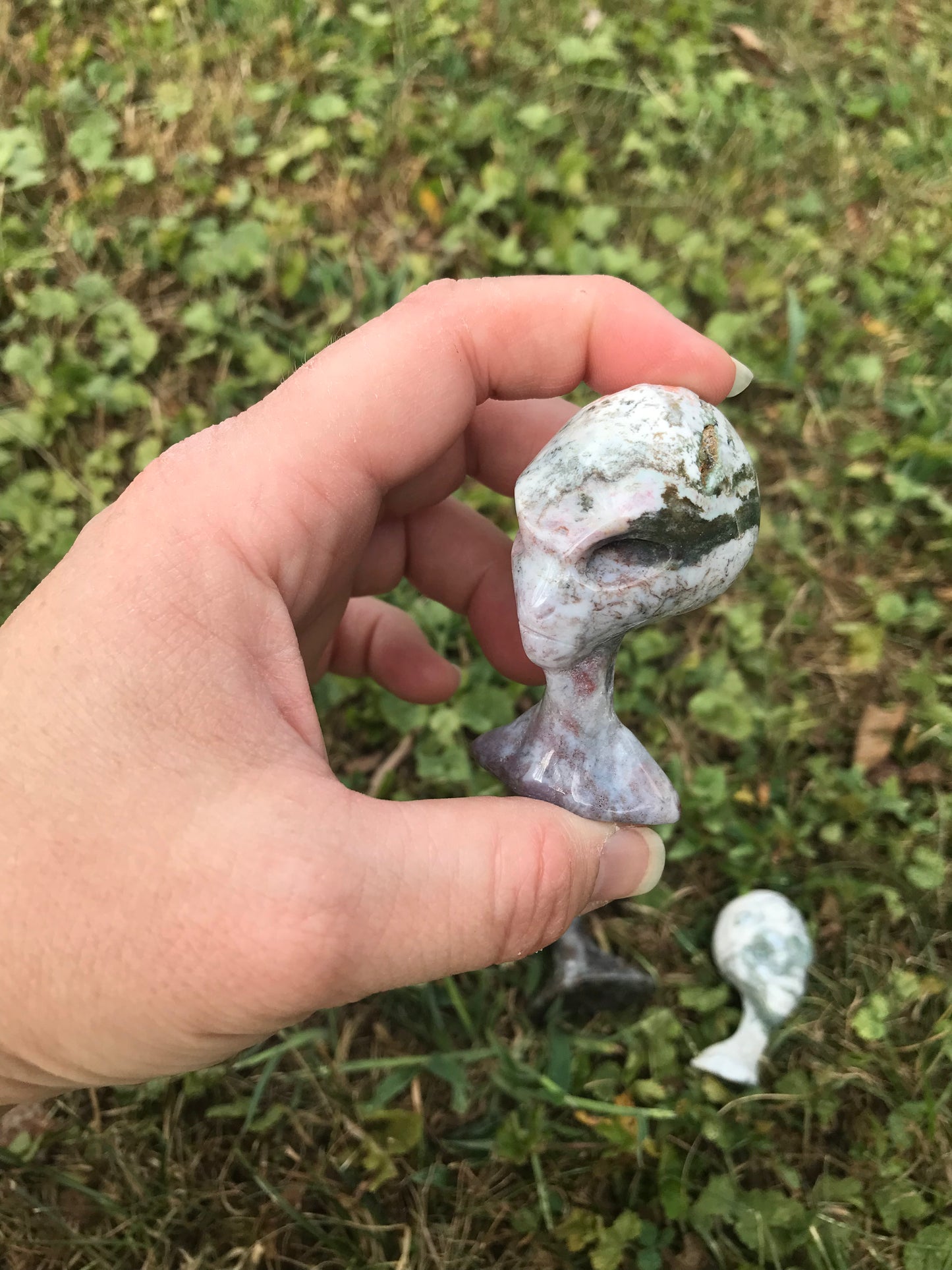 Oceanic Jasper (oj) Alien Bust