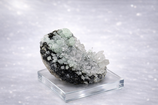 Prehnite with quartz