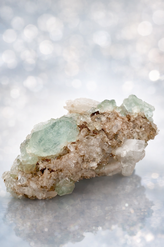 Fluorite with quartz