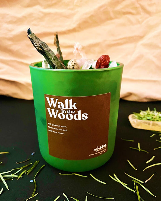 Walk in the Woods Crystal Candle