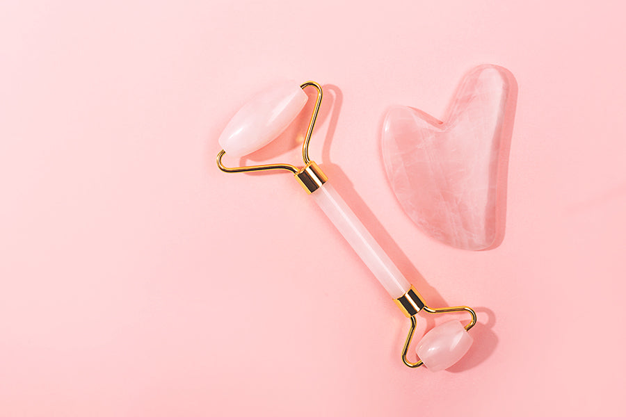 Rose Quartz Facial Roller