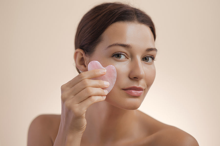 Rose Quartz Facial Gua Sha