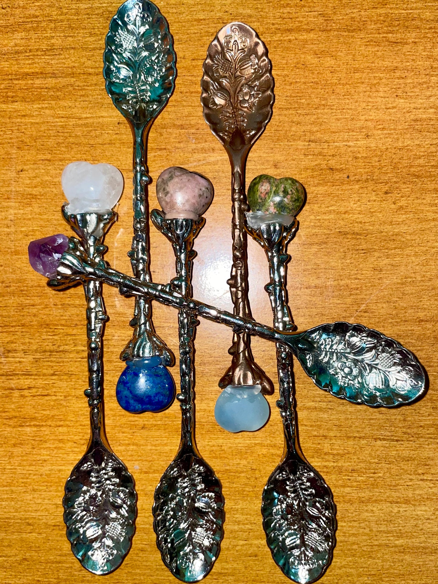 Metal spoons