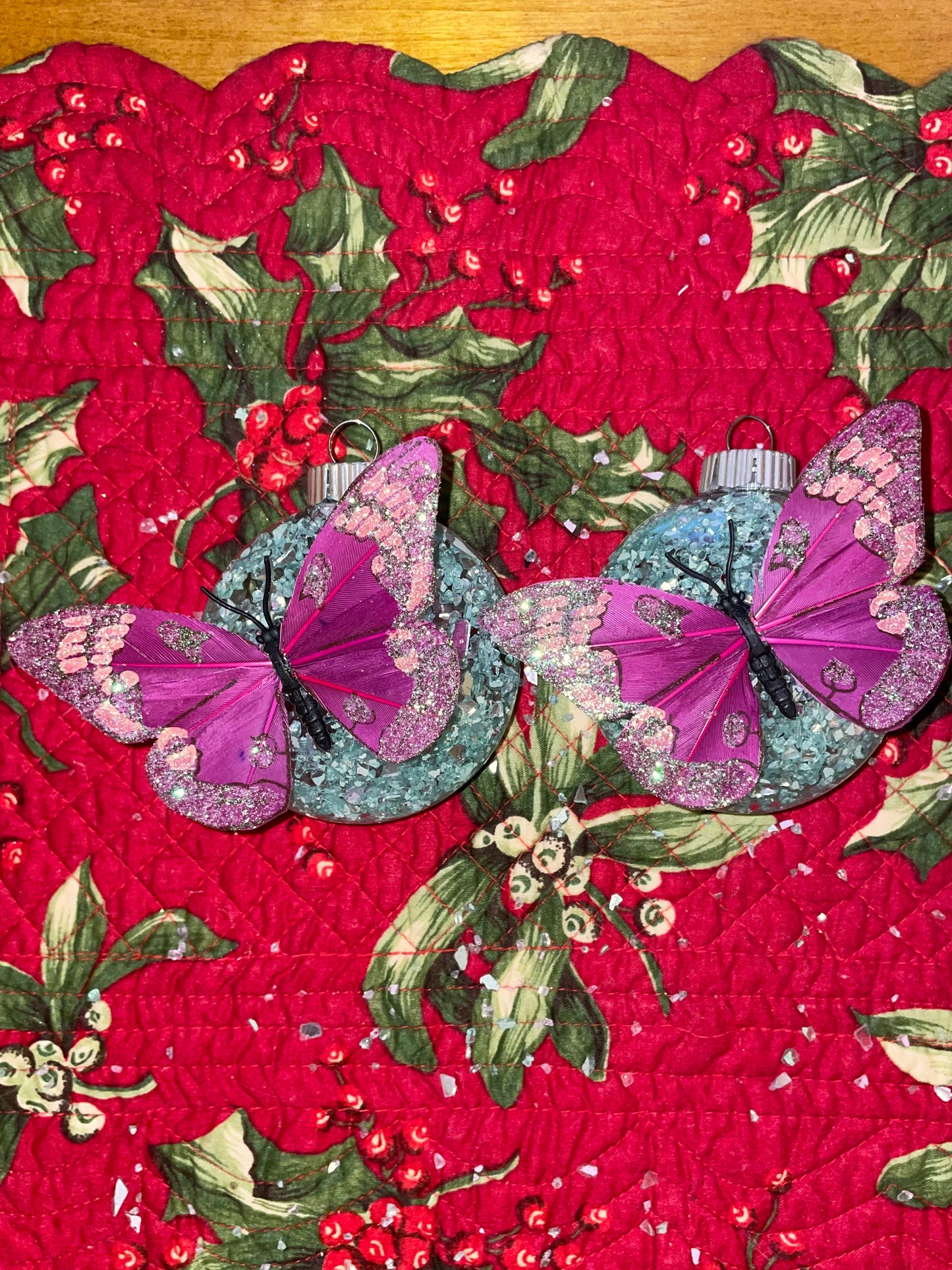 Butterfly Yule Ornament