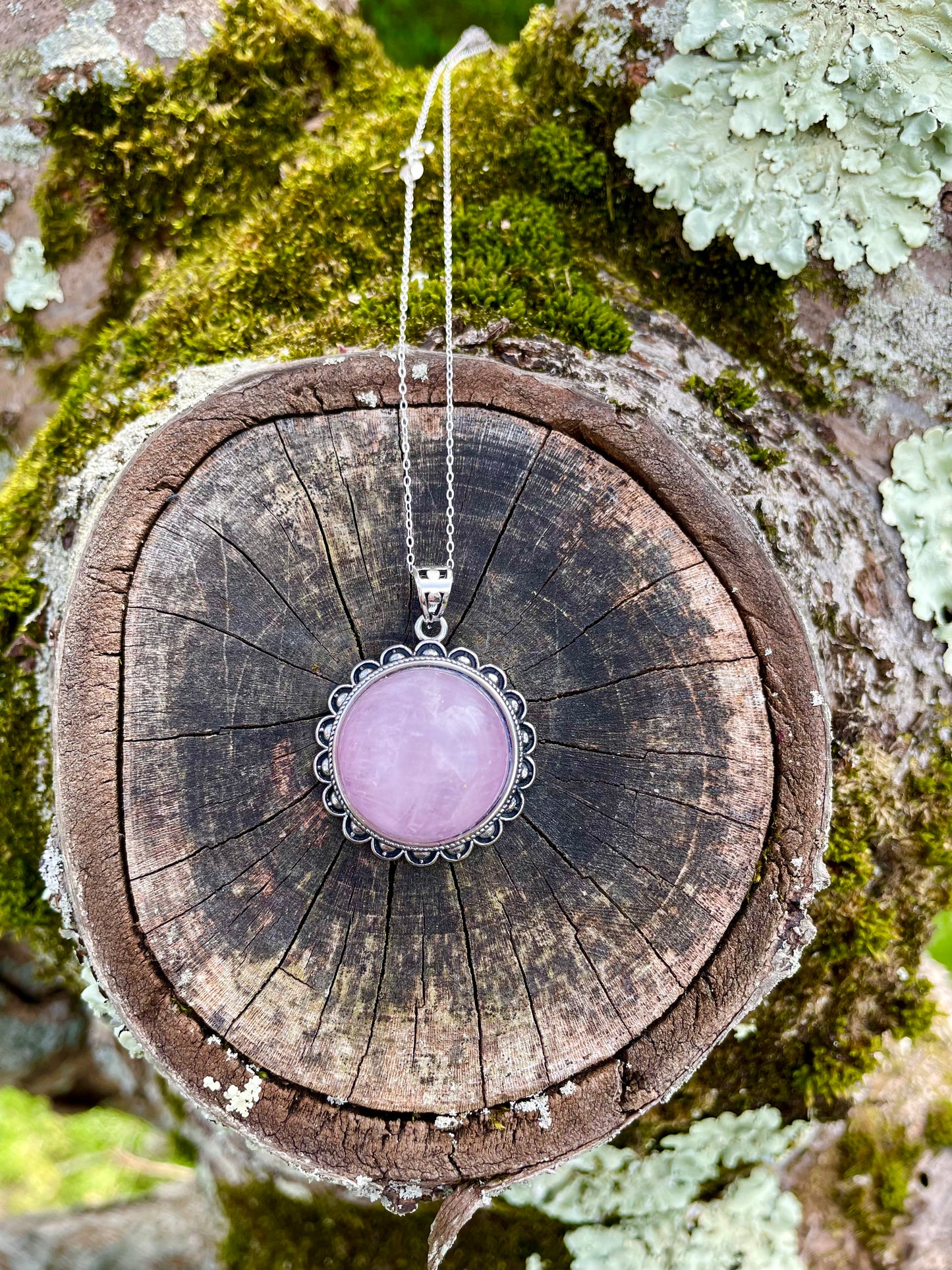 Kunzite pendant