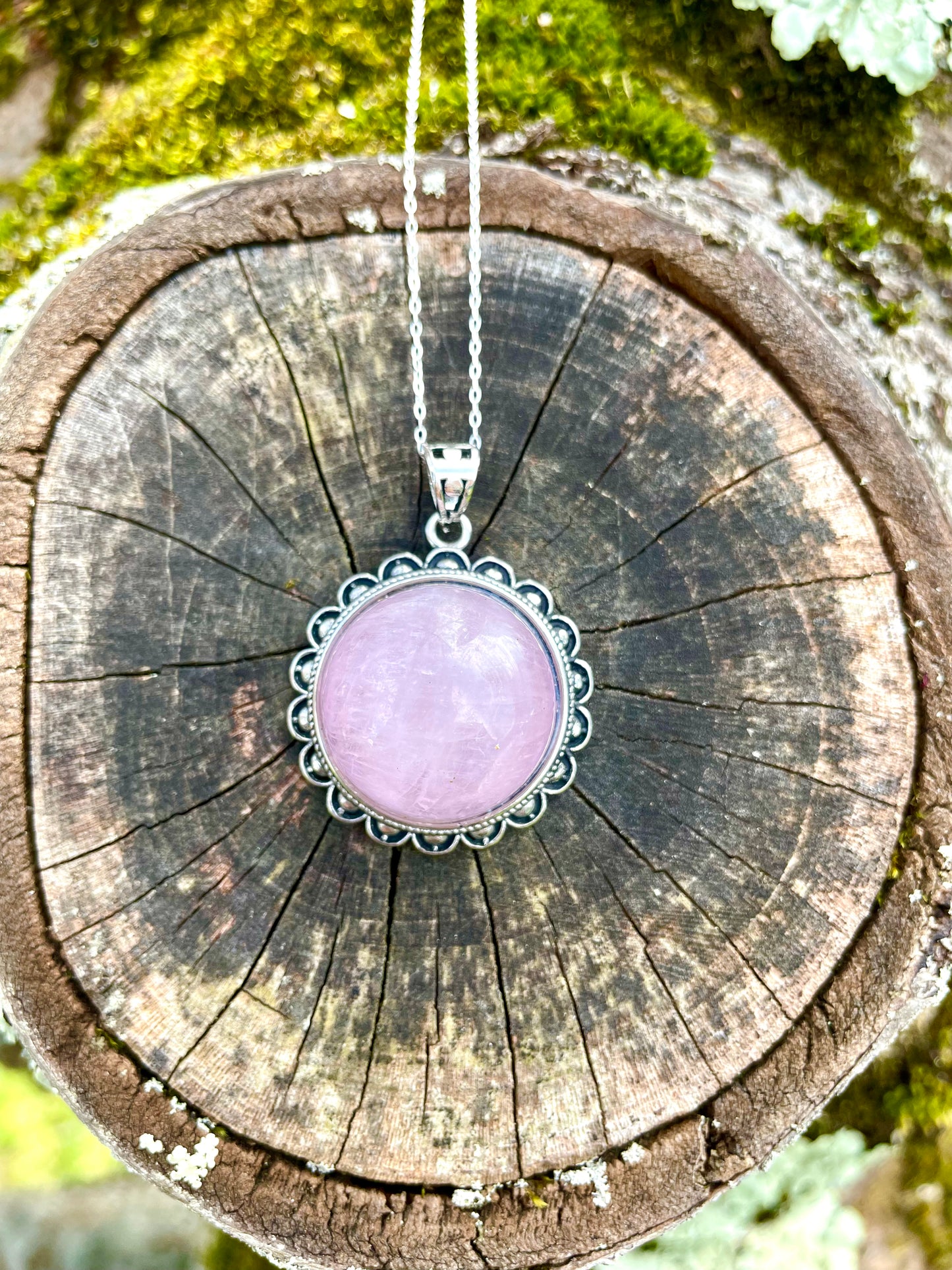 Kunzite pendant