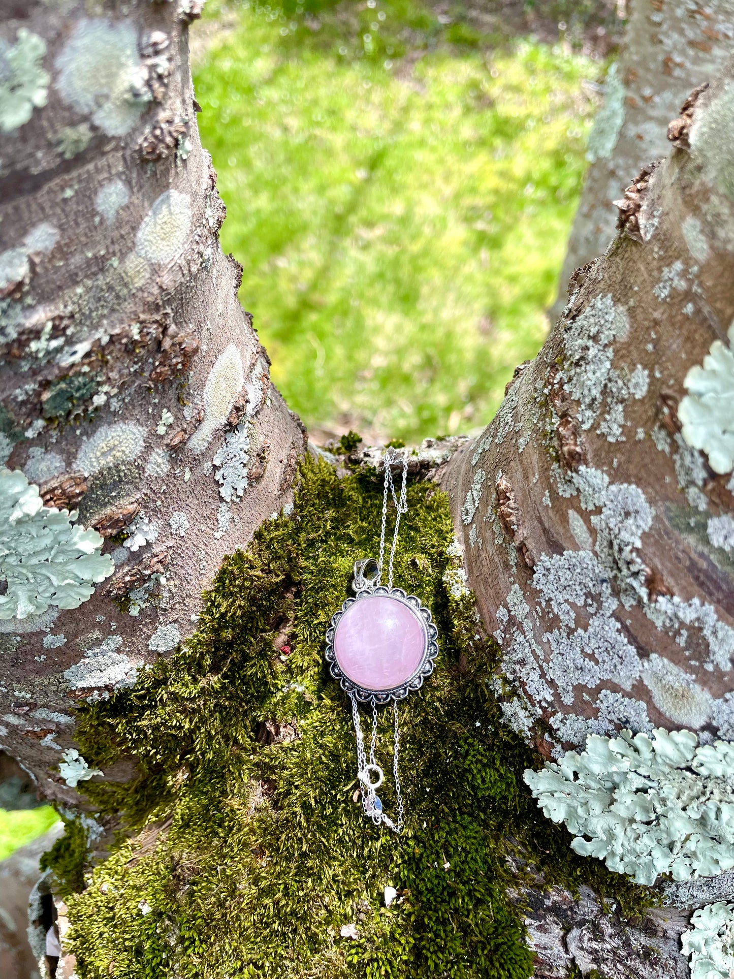 Kunzite pendant