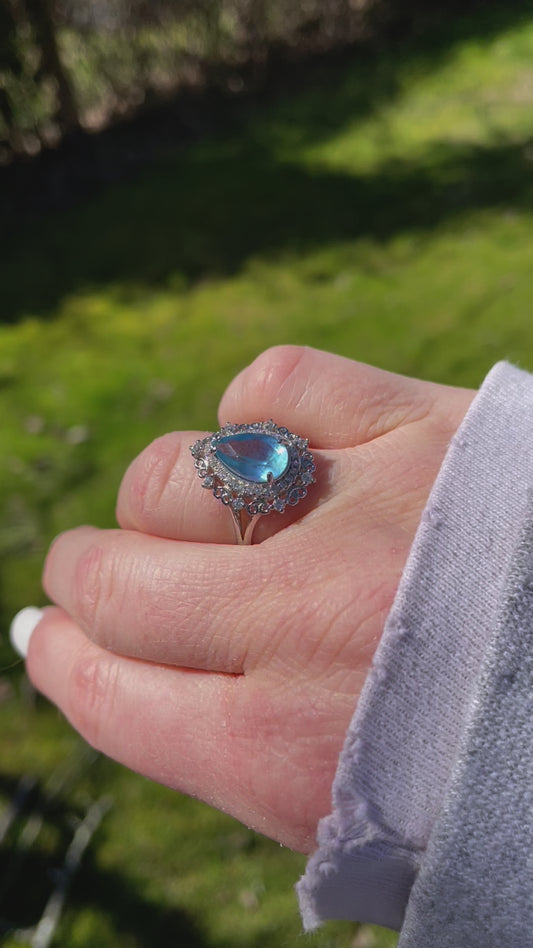 Aquamarine Ring