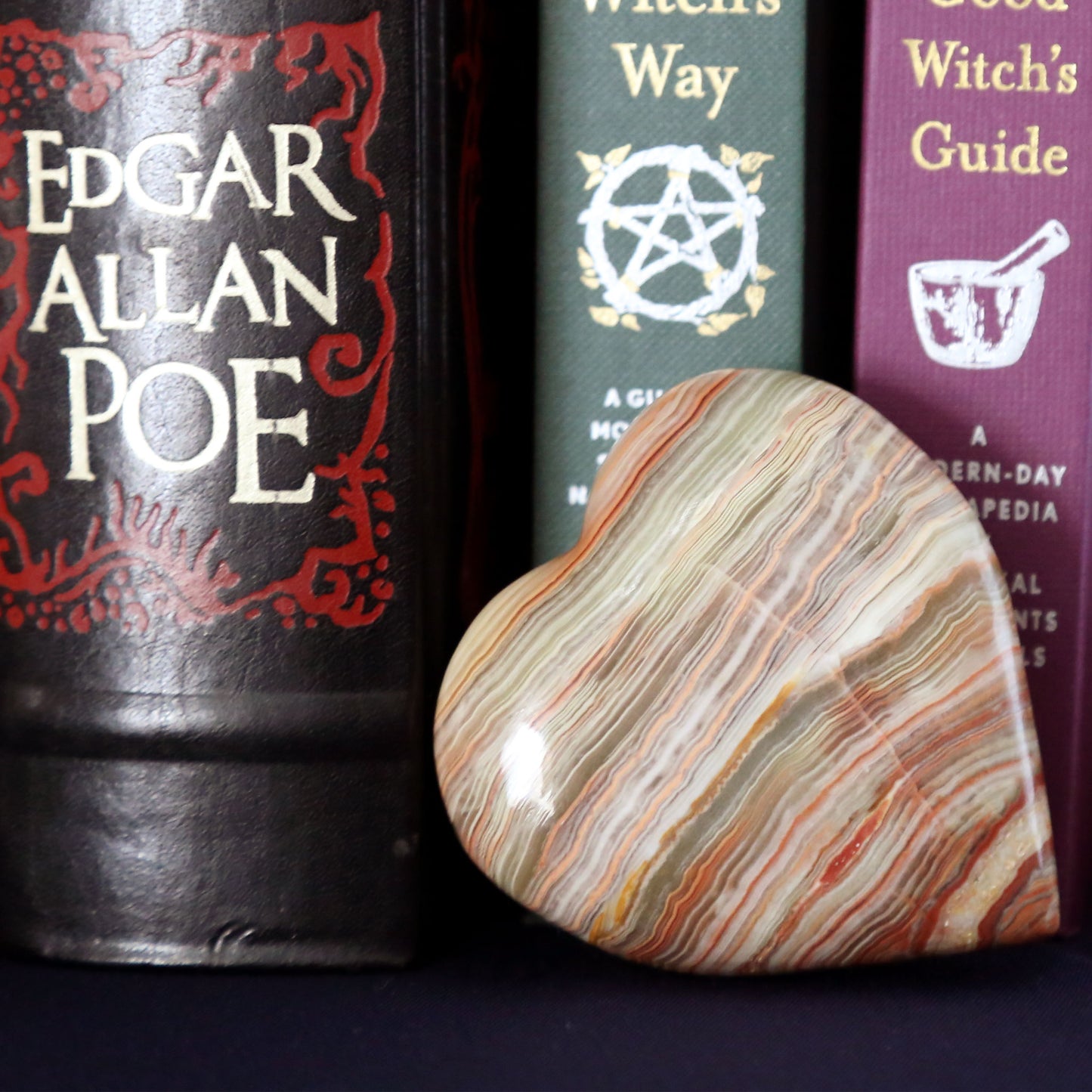 Banded Onyx Heart