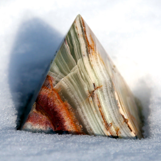 Banded Onyx Pyramid