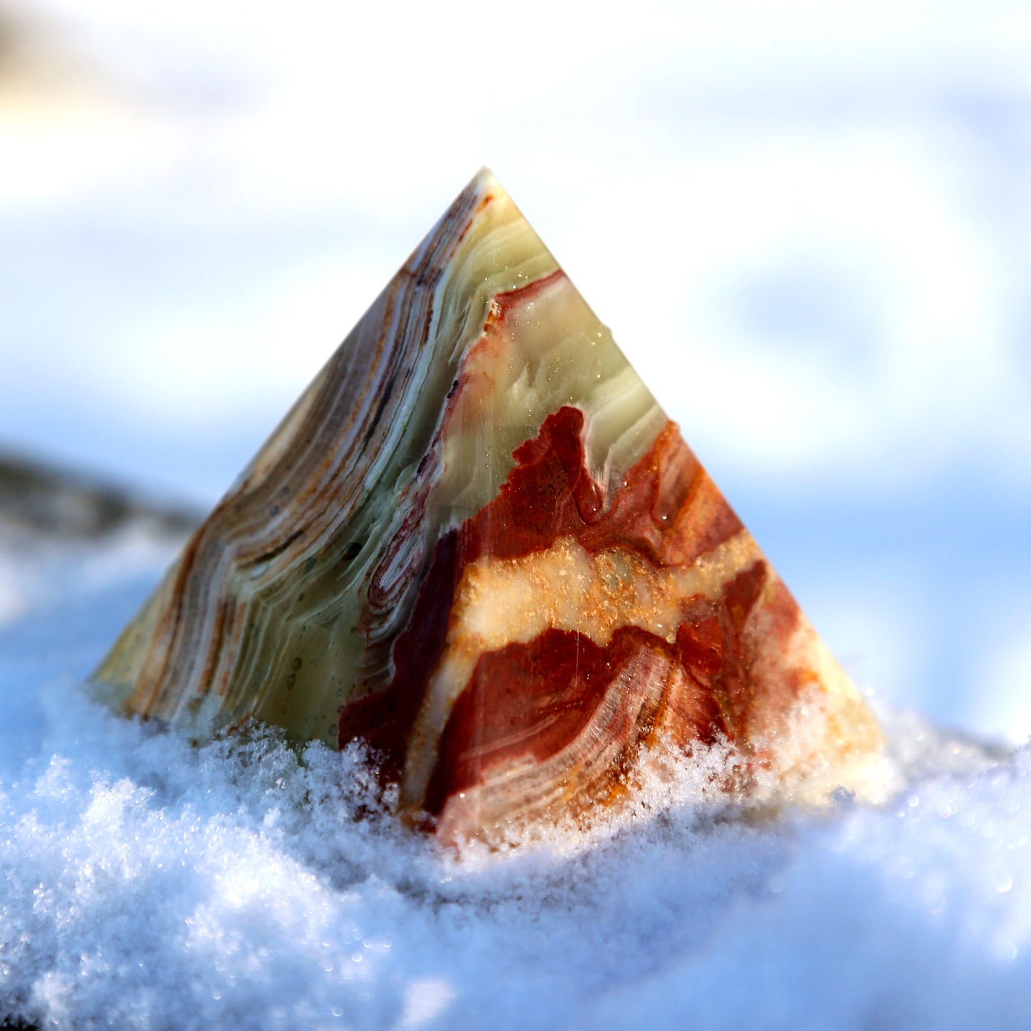 Banded Onyx Pyramid