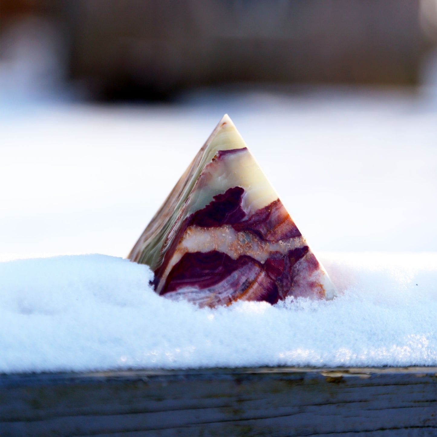 Banded Onyx Pyramid