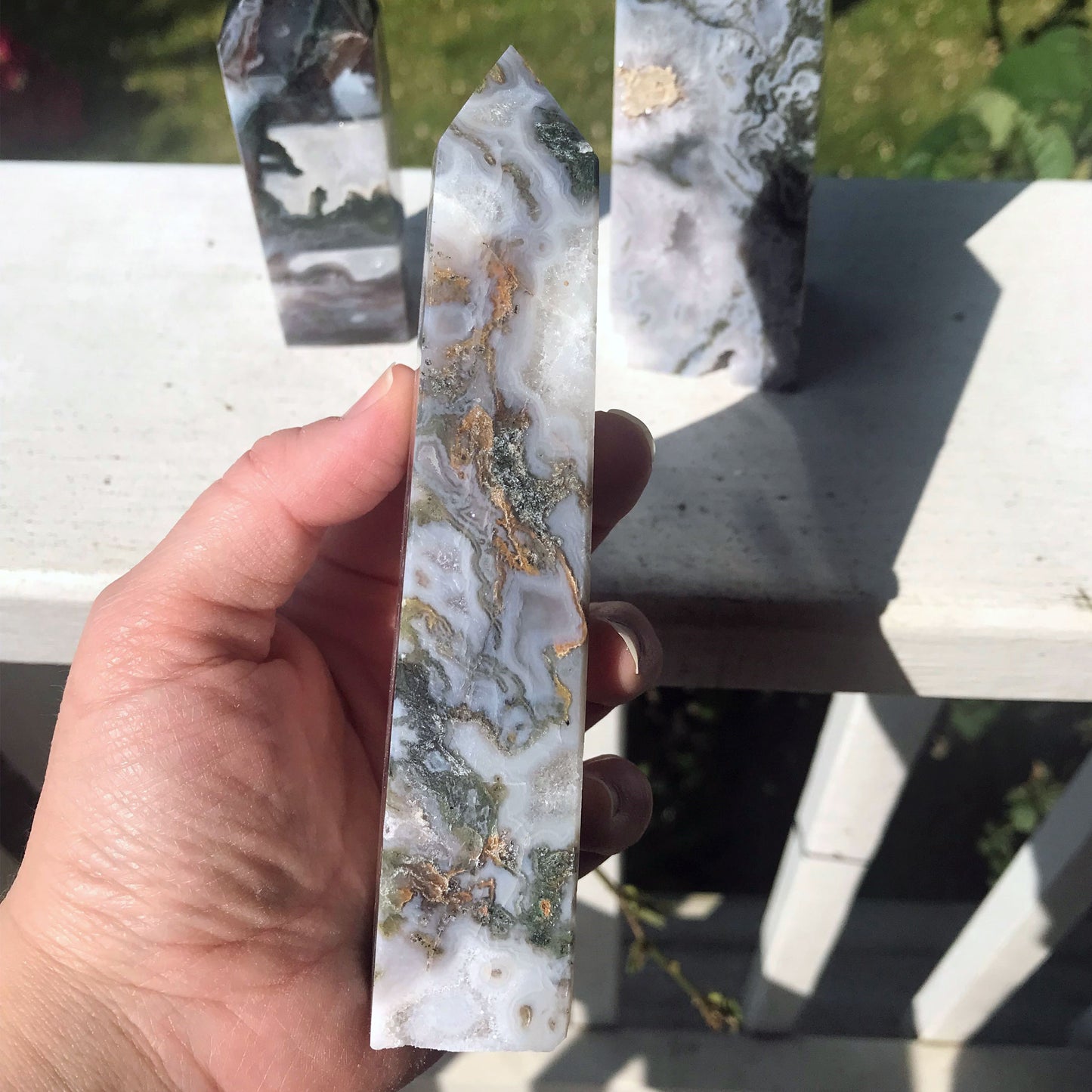 Moss Agate Towers