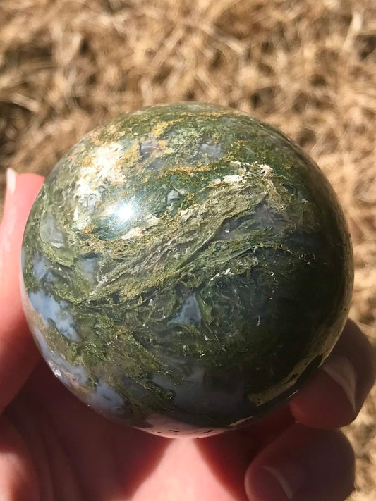 Moss Agate Sphere