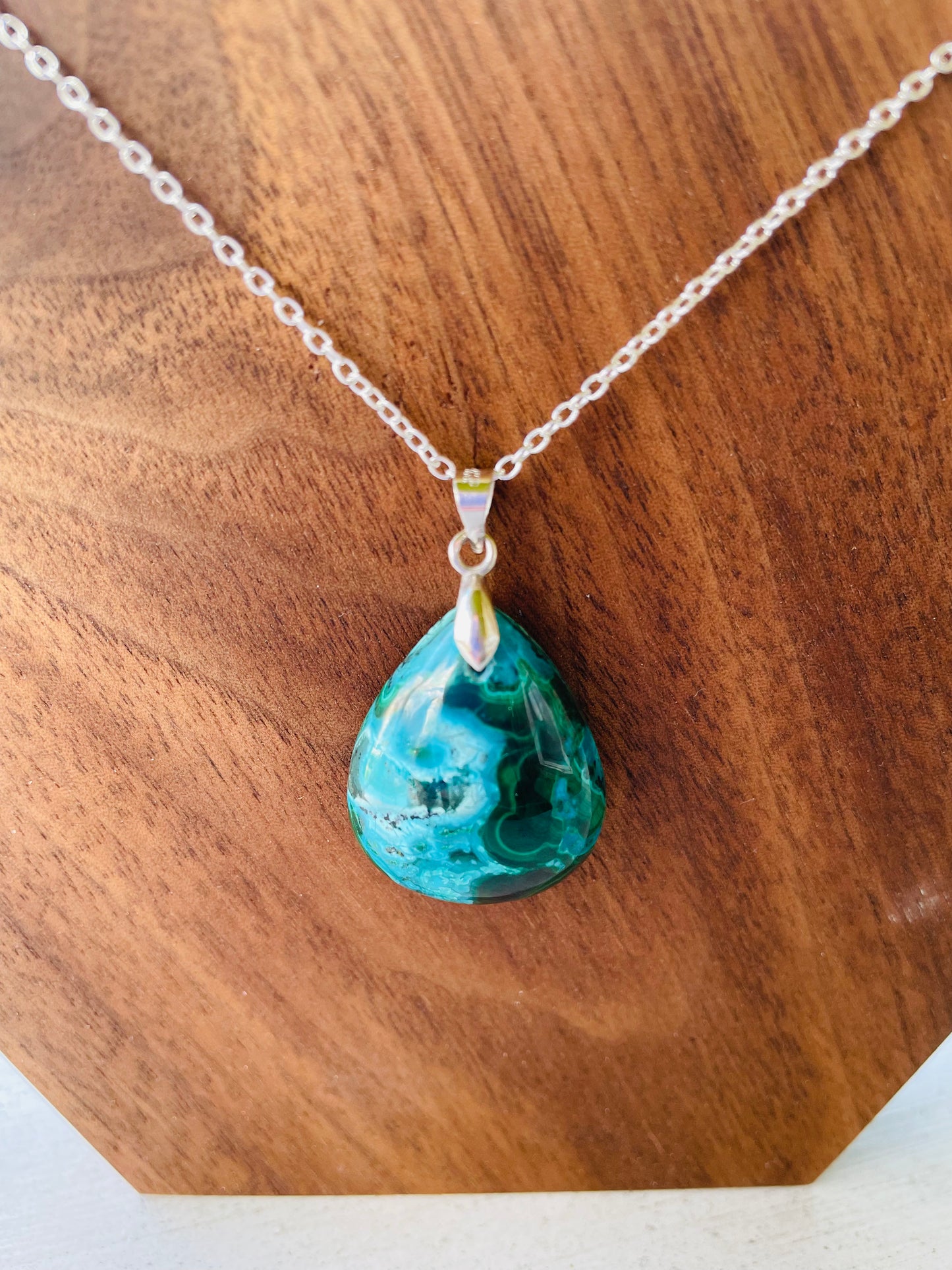 Chrysocolla Malachite Necklace