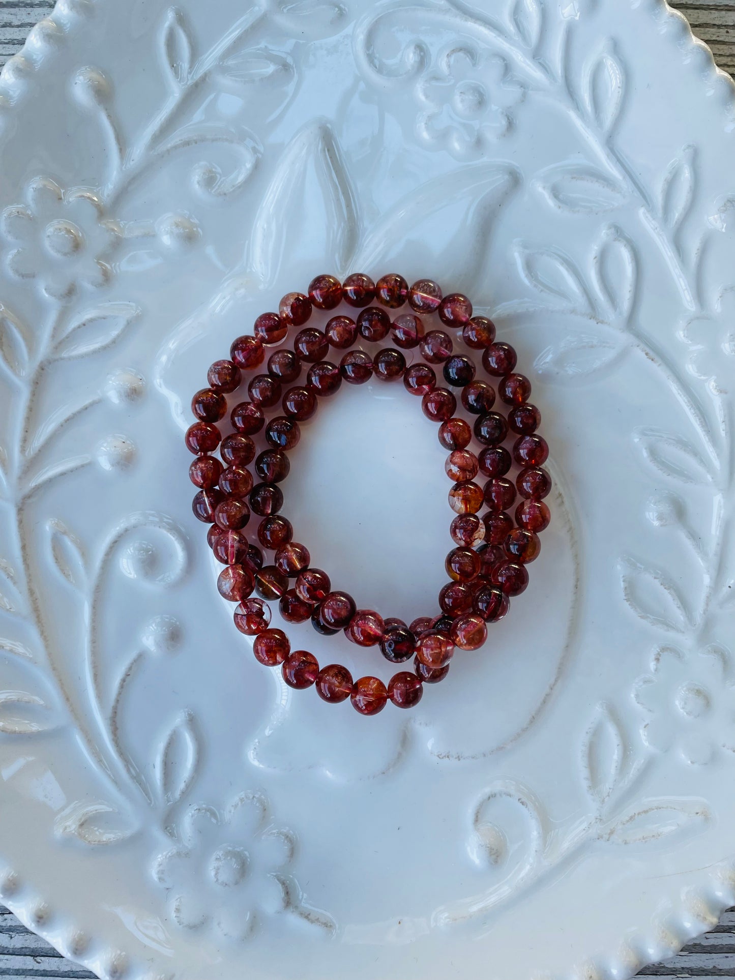 Fire Quartz Bracelet/Necklace Combo