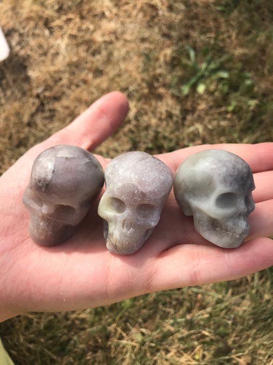 Small Purple Agate Skulls