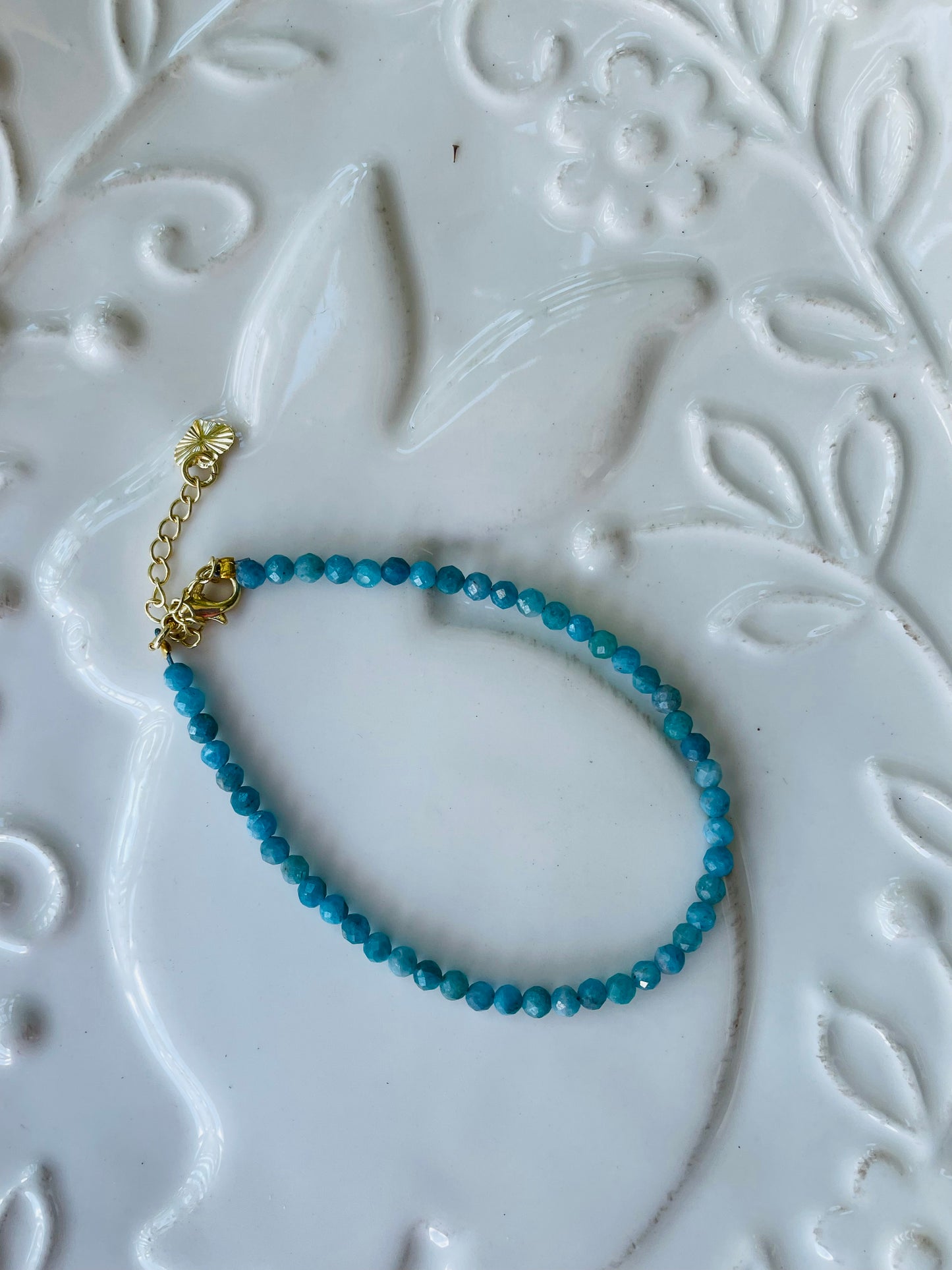 Blue Apatite Bracelet