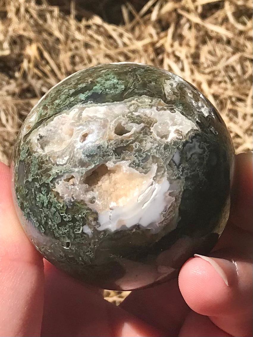 Moss Agate Sphere