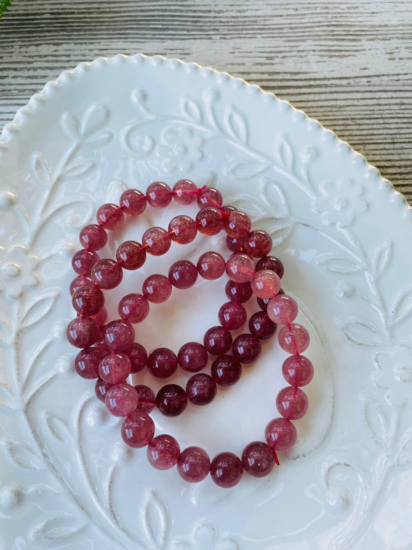 Strawberry Quartz Bracelets