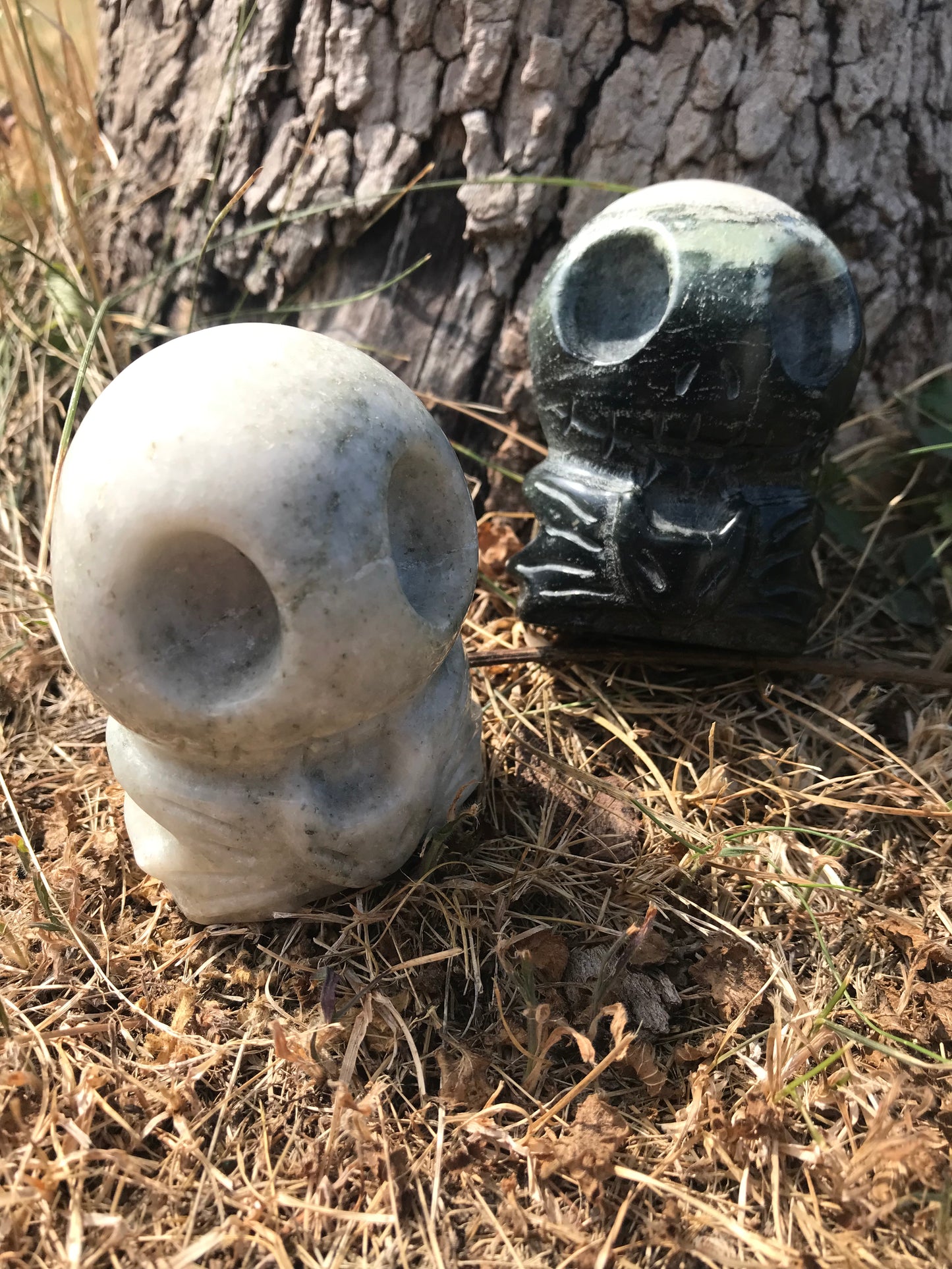 Jack Skeleton Tai Chi Stone (Zebra Jasper)