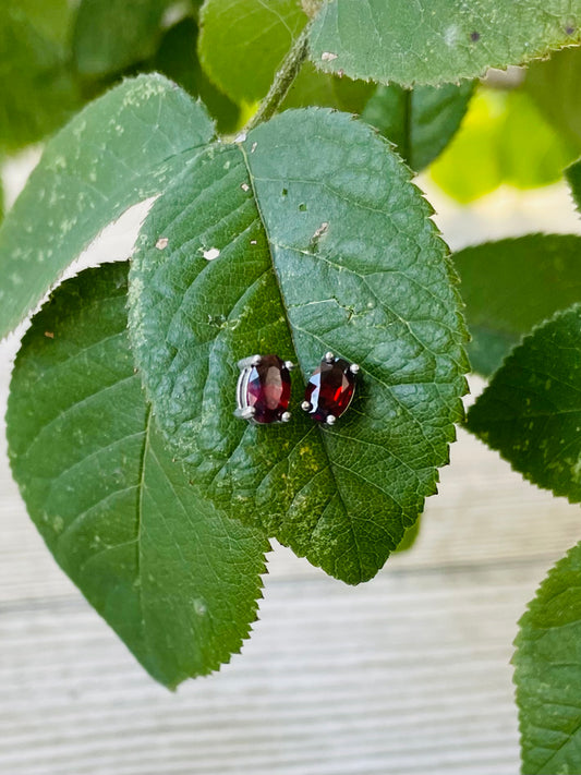 Garnet Earrings