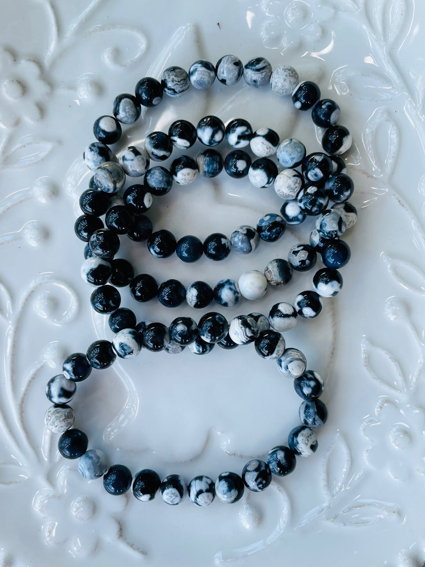 Orca Agate Bracelet