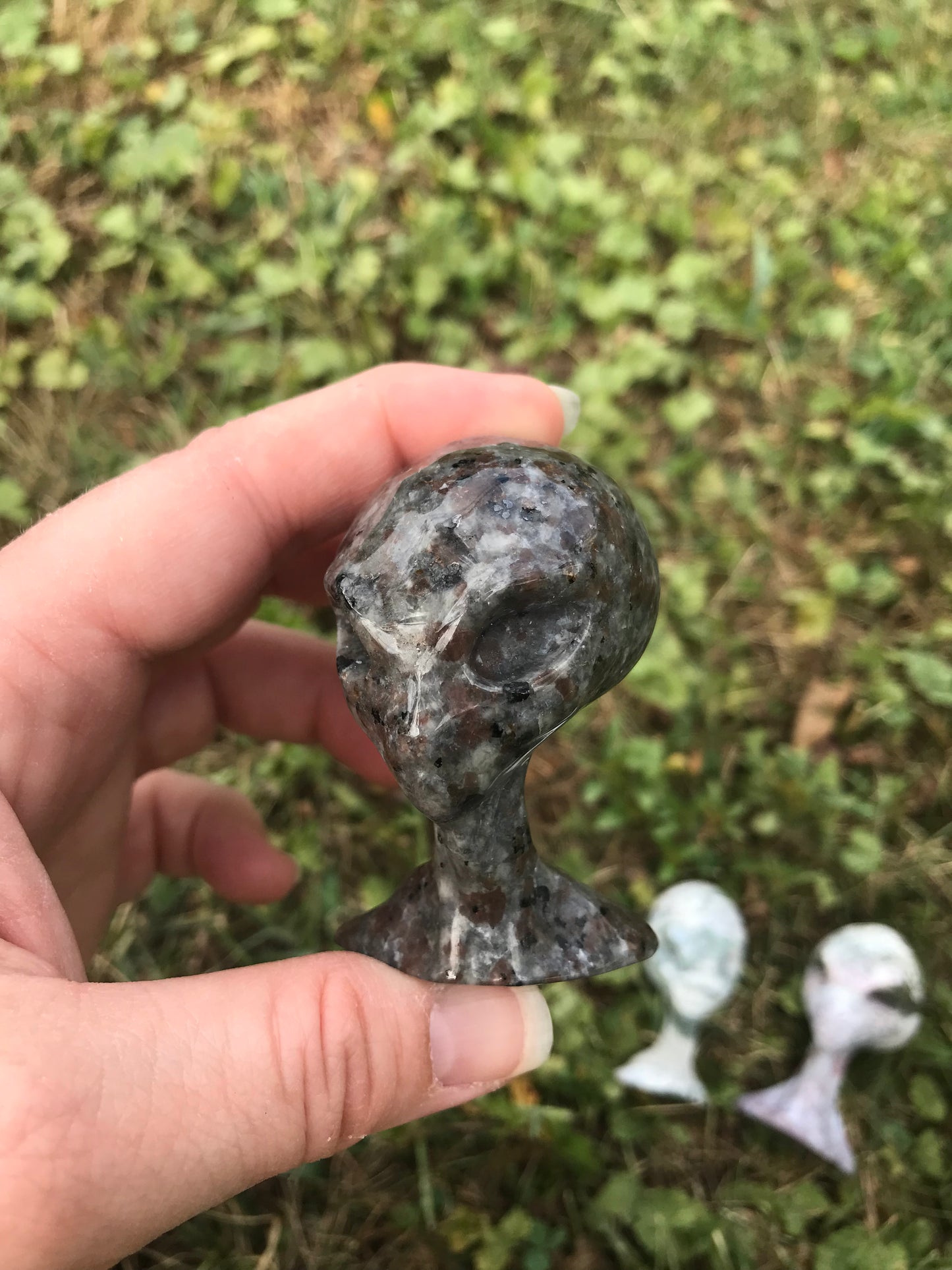 Yooperlite Alien Bust