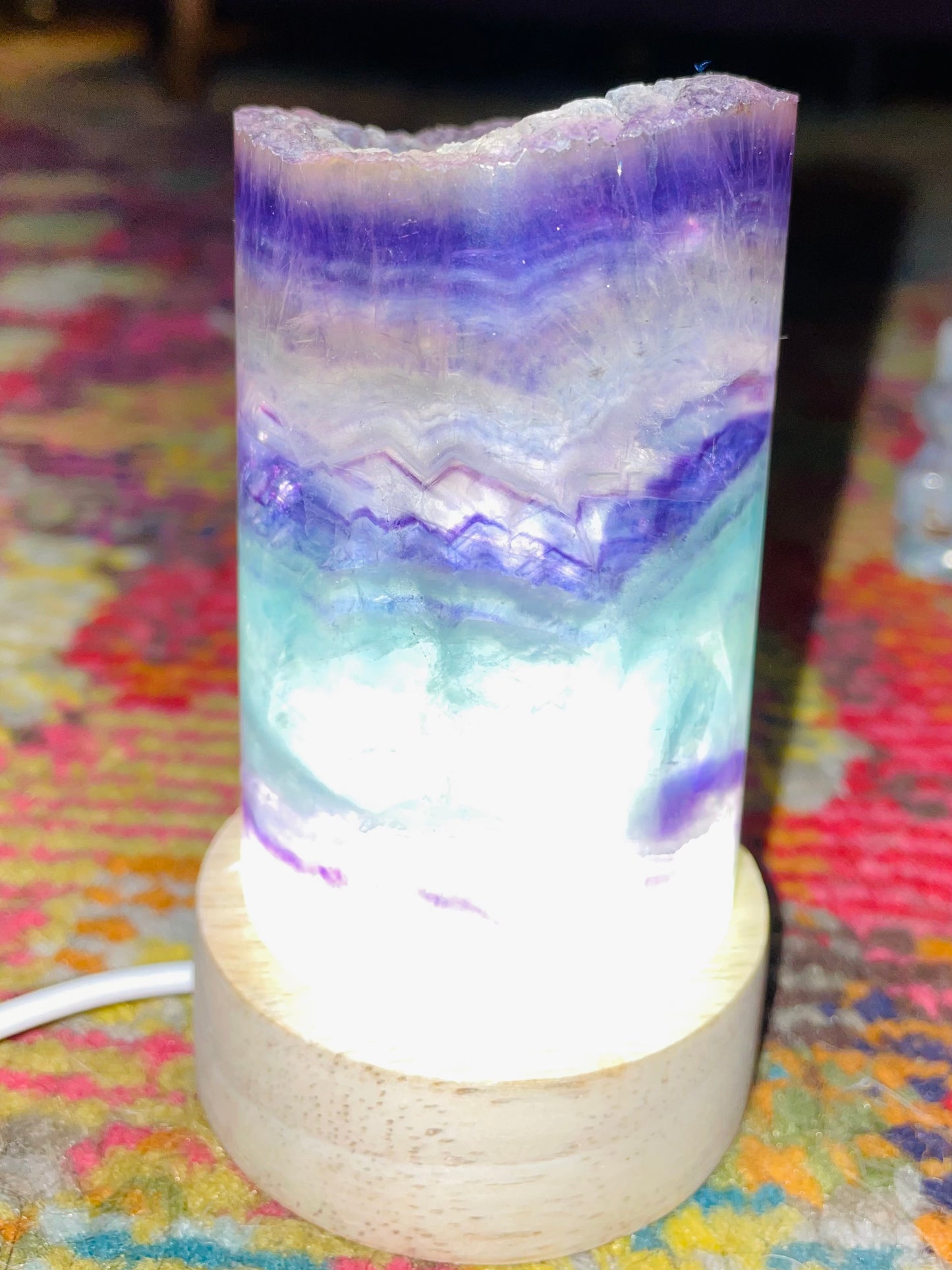 Fluorite Lamp