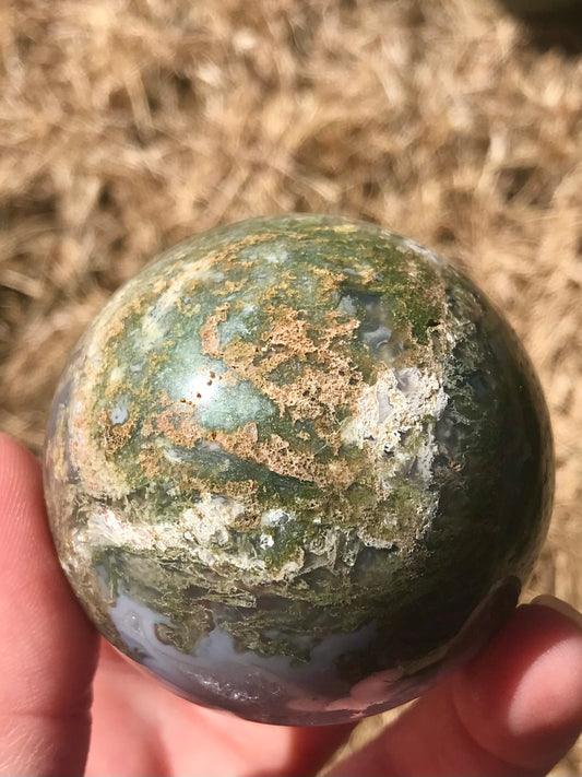 Moss Agate Sphere