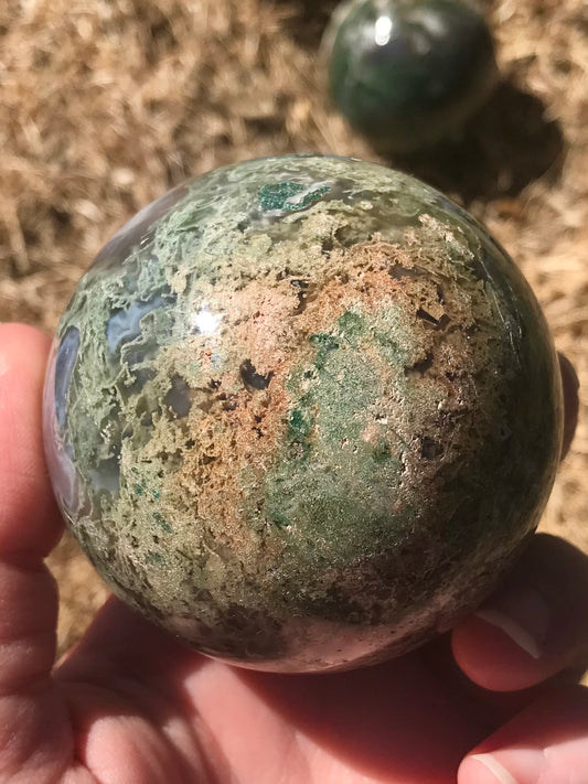 Moss Agate Sphere