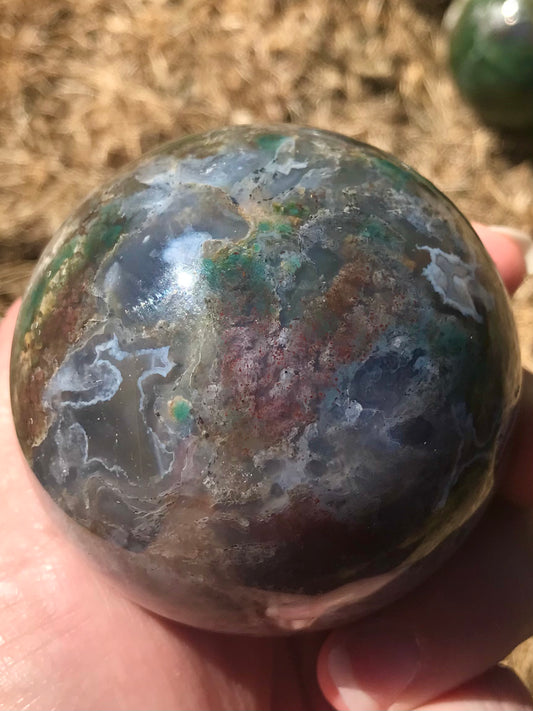 Moss Agate Sphere