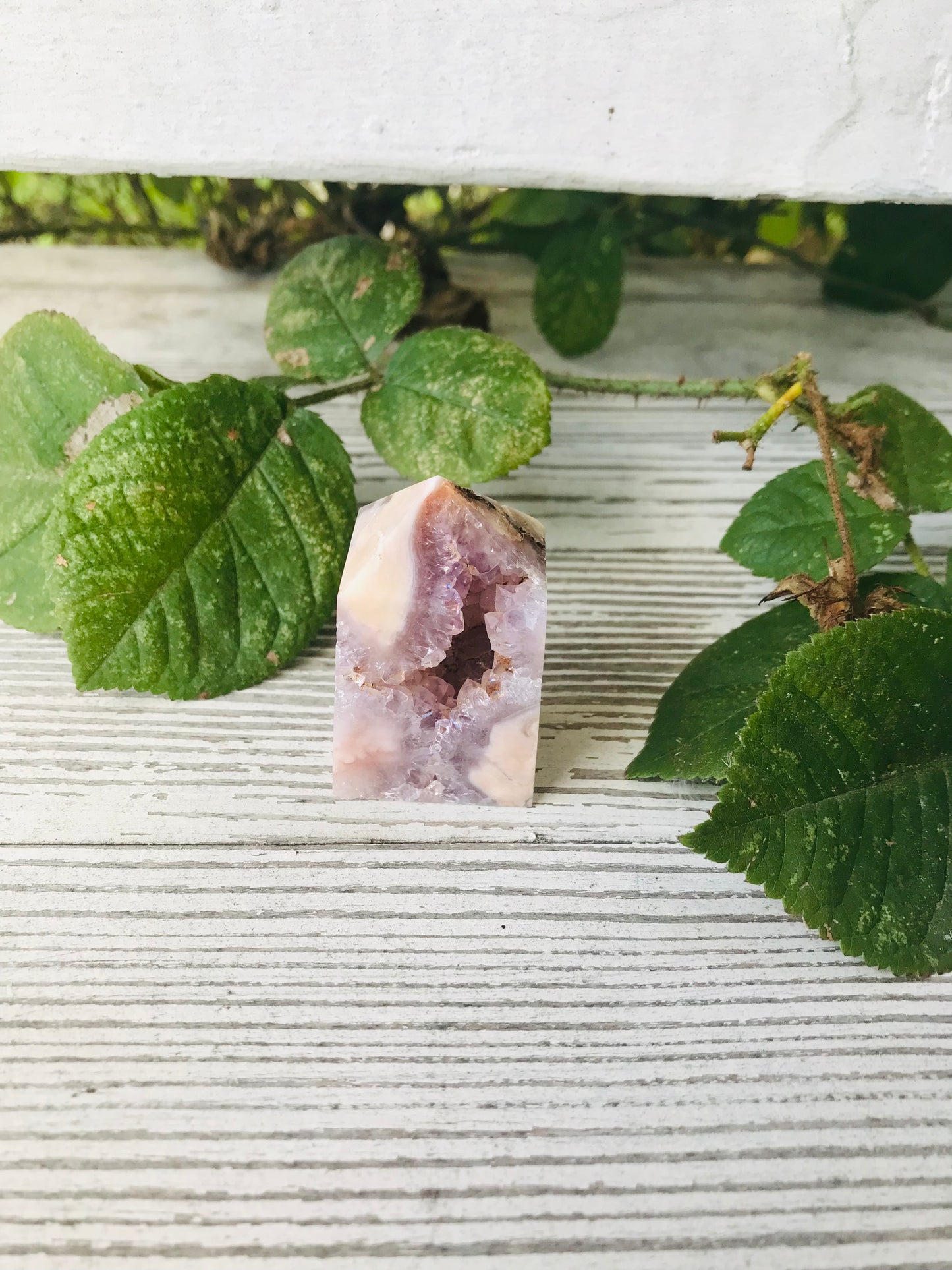 Purple (Amethyst) Flower Agate Tower