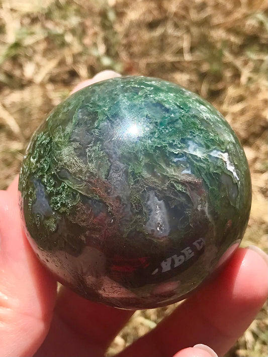 Moss Agate Sphere