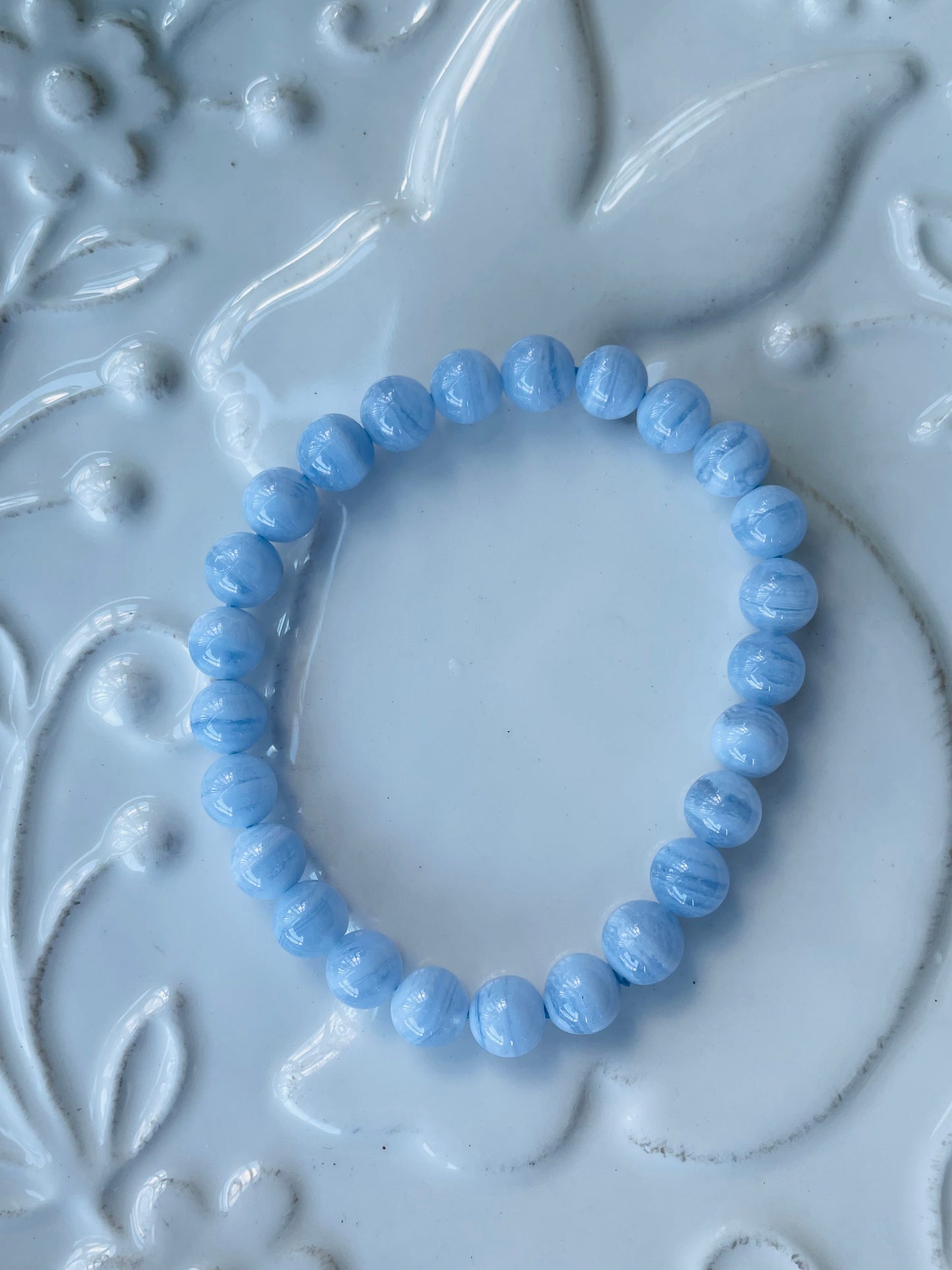 Blue Lace Agate Bracelet