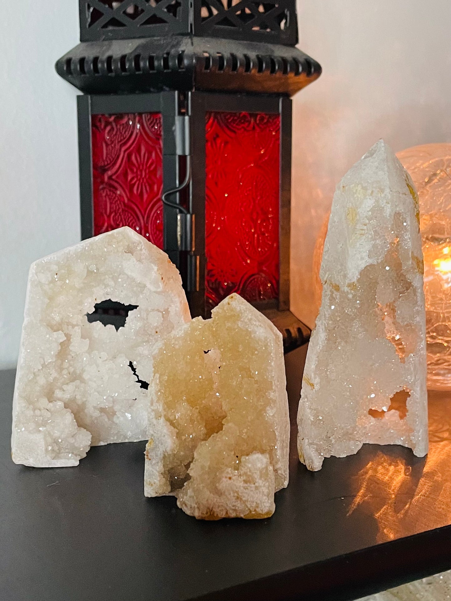 Druzy Agate Towers