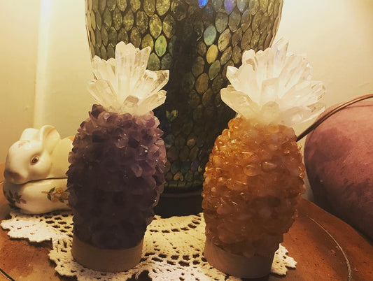 Crystal Pineapple Lamps