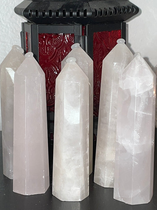 Pink Calcite Towers