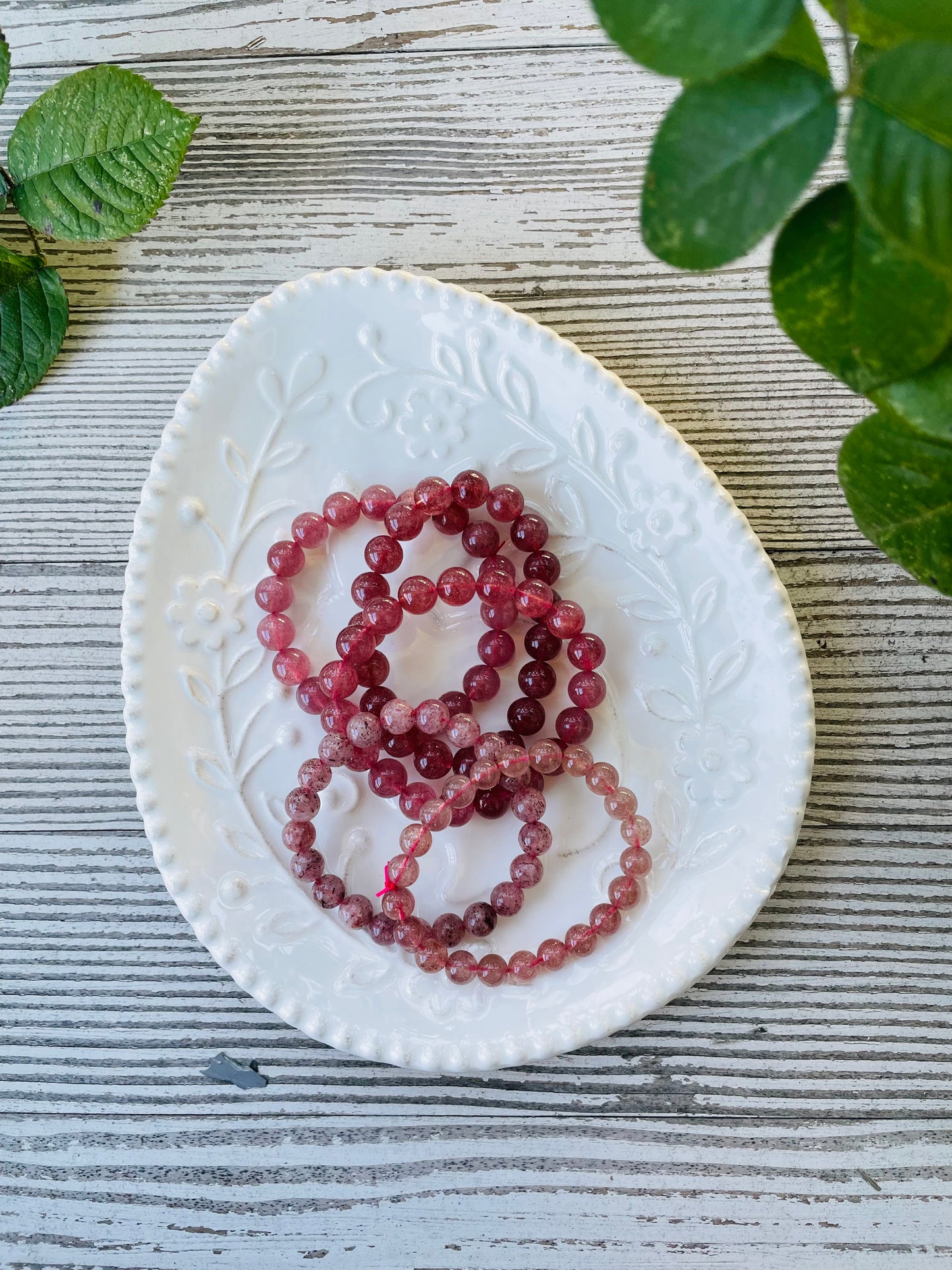 Strawberry Quartz Bracelets