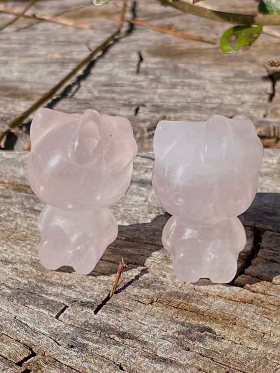 Rose Quartz Hello Kitty