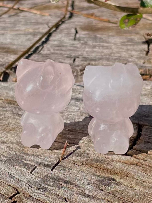 Rose Quartz Hello Kitty