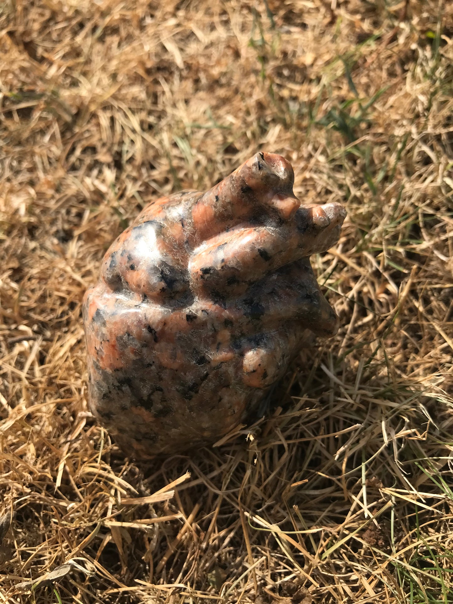 Black Tourmaline On Feldspar Human Heart