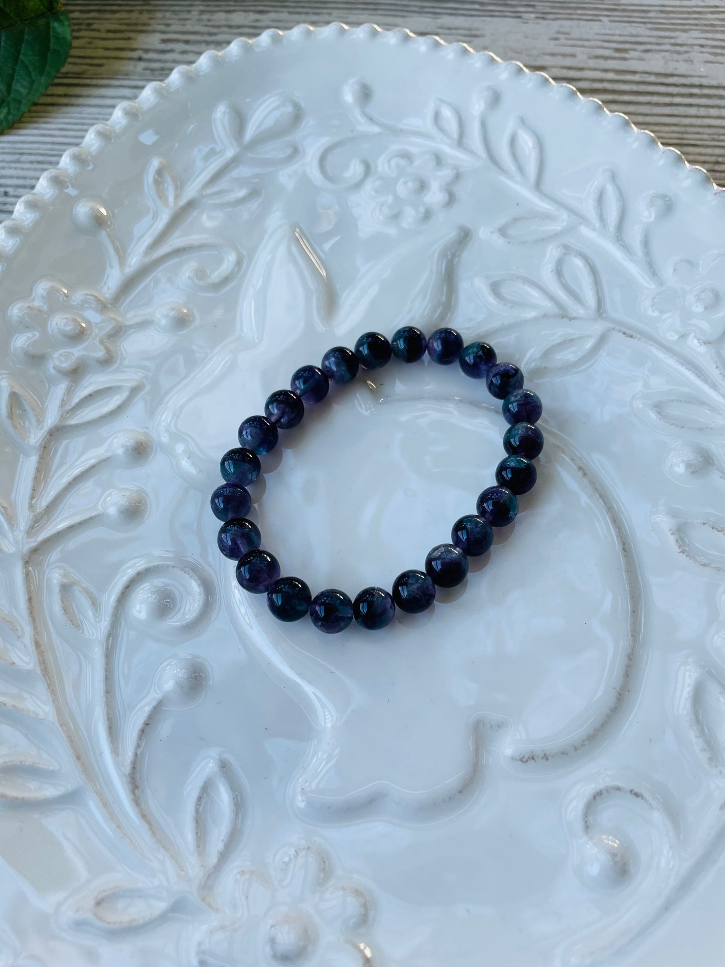 Blue & Purple Fluorite Bracelets