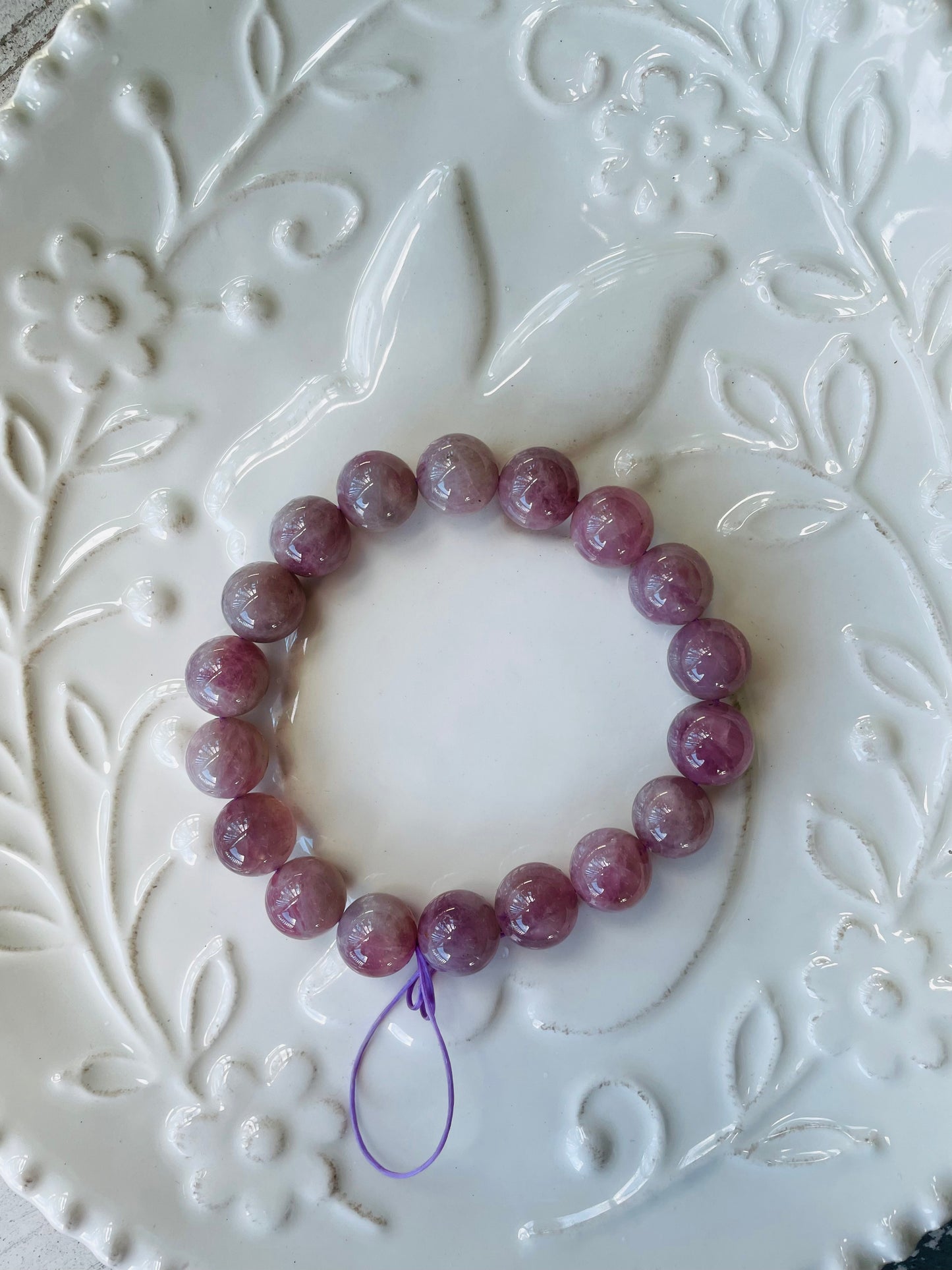 Lavender Rose Quartz Bracelet