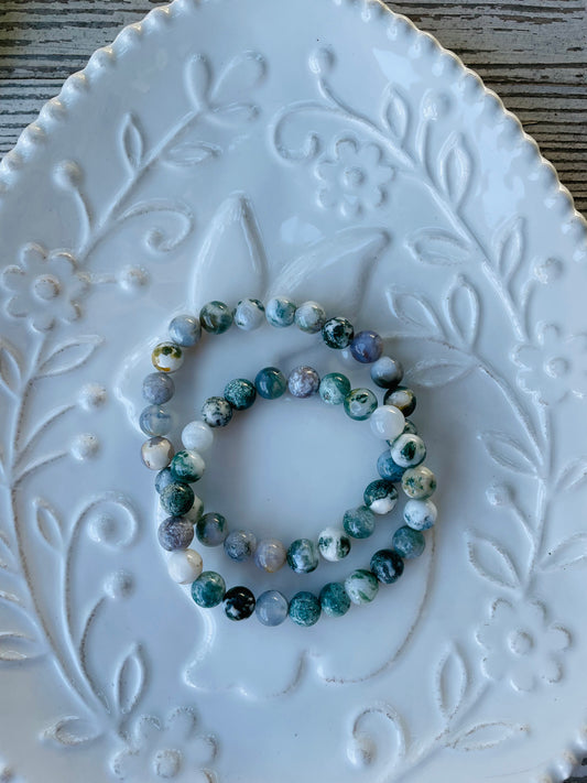 Moss Agate Bracelet