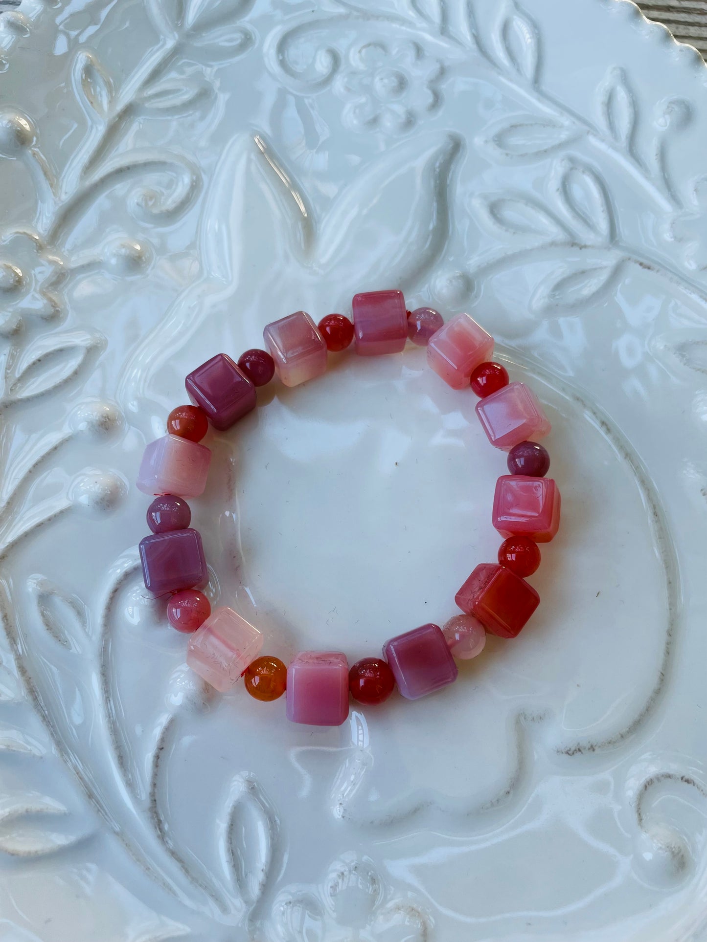 Yan Yuan Agate Bracelets