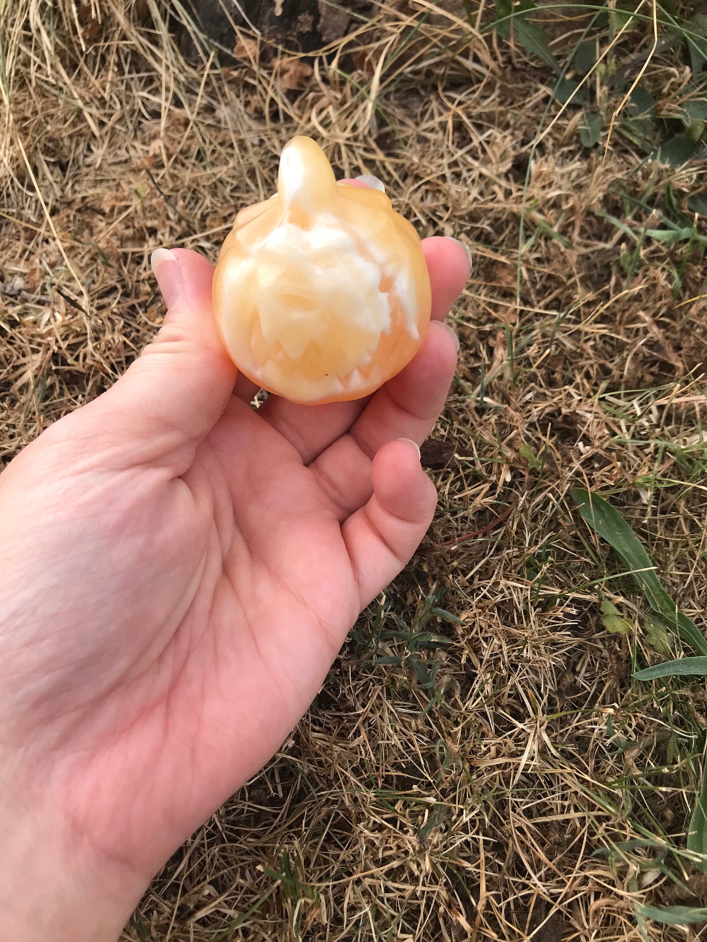 Orange Calcite Pumpkin