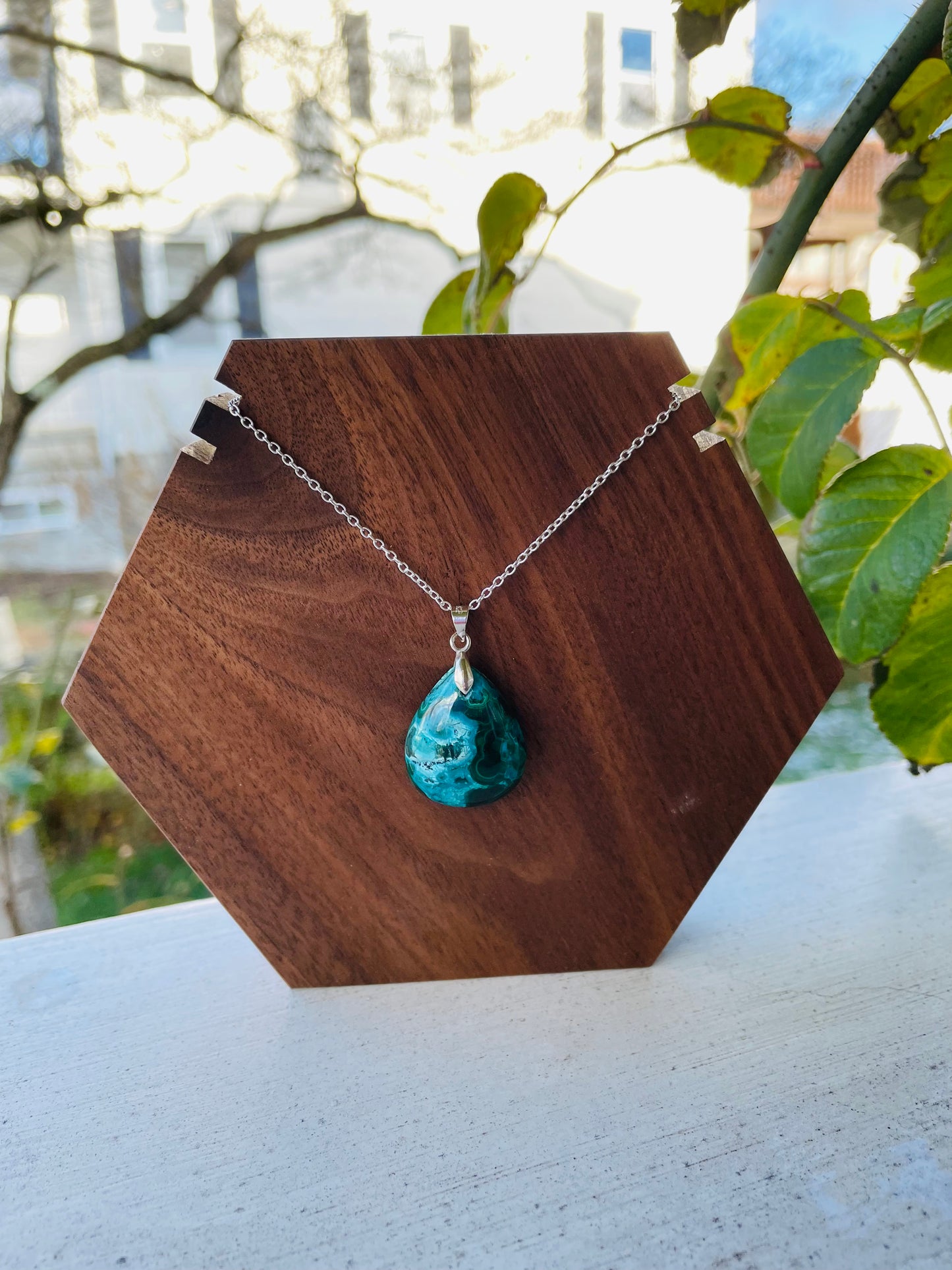 Chrysocolla Malachite Necklace