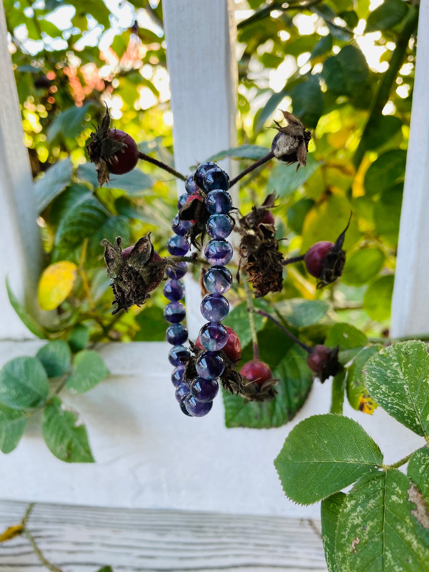 Blue & Purple Fluorite Bracelets